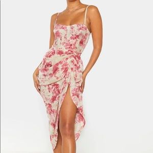 PRETTY LITTLE THING ruched midi set